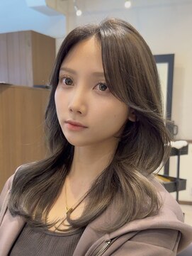 ビューネオ(VIEW NEO) くびれヘア/顔まわり/かきあげ/オリーブベージュ/谷町四丁目