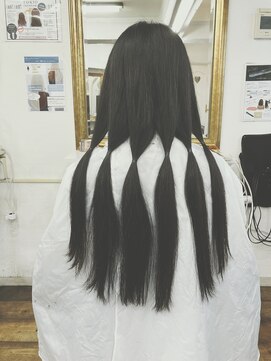 ビーンヘアスタジオ 蒲田(Bean hair studio) ヘアドネーションで色艶大人女子に変身！