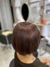 【癒しのヘッドスパ】＋潤髪カラー(肩上まで) ￥11,600～