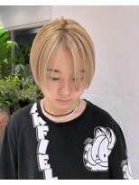 スタン 渋谷(Stam)&nbsp;ダブルカラーレイヤーショートハイトーンボブショートウルフ渋谷