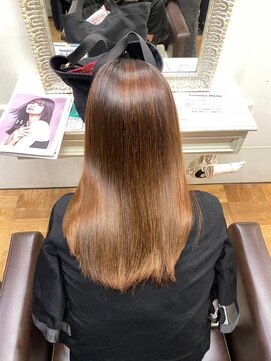 ニュイ 高槻 阪急茨木店(nui) 黒髪ボブルフネビージュ小顔ワンレンスペインカール