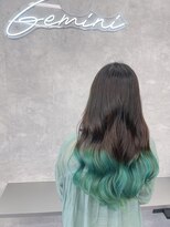 ジェミニ 大津 瀬田店(Gemini)&nbsp;魅力倍増カールセミディシアーカラー姫カットショートヘア