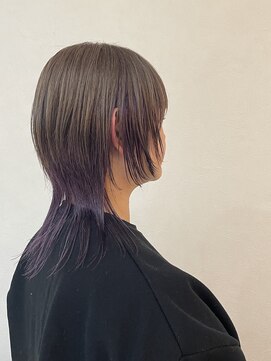 フーガ 新越谷蒲生店(fuuga) インナーカラー×ロングウルフ