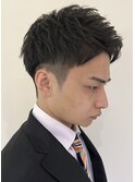 爽やか好印象アップバングショート
