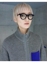 レコ 渋谷(LECO)&nbsp;ハイトーンショートミルクティーベージュハイトーンカラー