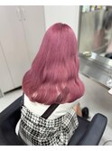 12650ワイトピンクラベンダーミルクティー髪質改善韓国風巻き