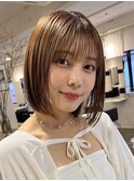 ボブショートボブ切りっぱなしボブ内巻きボブミニボブ小顔カット