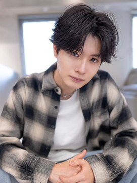 ハバナ 渋谷(HAVANA) センターパート/ニュアンスパーマ/フェザーパーマ/ツーブロック