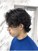 スパイラルパーマ/サーフカール/波打ちパーマ/グランジパーマ