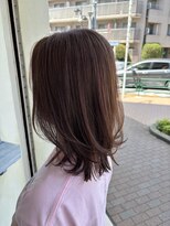 エイミーバイアフロート(amie by afloat) 透明感とツヤが可愛い☆ピンクブラウン