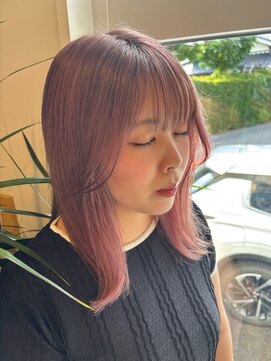 アンジュール ピンクベージュ