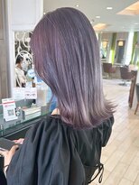 バトン(BATON) ブリーチで作るラベンダーカラー/パープル
