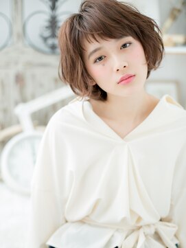 カバーヘア 上尾西口店(COVER HAIR) 斜めバング小顔ひし形ショートカットレイヤーc7上尾20代30代40代