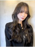 レイヤーカット.アッシュブラウン