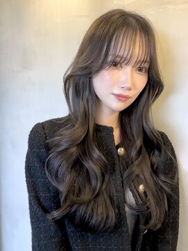 ユニ(uni) レイヤーカット.アッシュブラウン