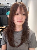 顔周りレイヤーフェイスレイヤー小顔レイヤー レイヤーカット