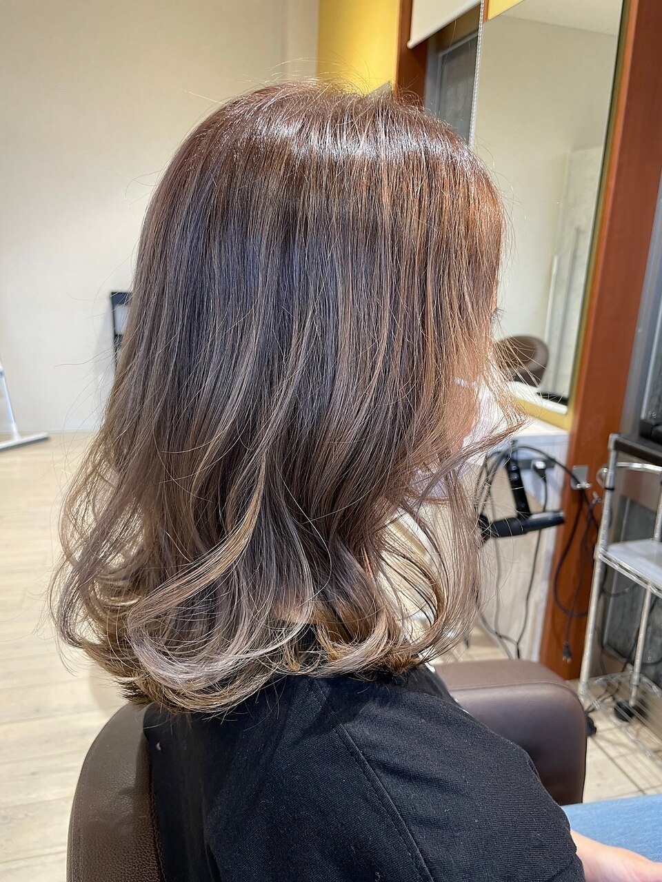 ケアカラー+カット+ディープレイヤー5ステップトリートメント\13860→\12980