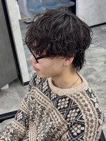 オム ブランシェ(HOMME BLANCHE’)&nbsp;【Natsuki】テテ風シャドウパーマ