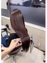 プログレス つくば店(PROGRESS by ヂェムクローバーヘアー)&nbsp;ブリーチ無しのダブルカラー　れっど