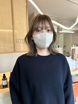 エンノア 池袋(ENNOA)&nbsp;くびれミディアム/レイヤー/オリーブベージュ/ダブルカラー