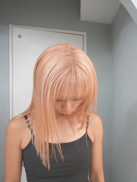 プネル 渋谷(PUNEL) オレンジ　ケアブリーチ　渋谷