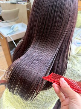 イーストハムヘッドショップ(EAST HAM head shop) 艶髪/髪質改善/ロング/ストレート/縮毛矯正/ローズブラウン