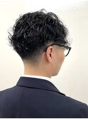 リバースセンターパート×フェード◎骨格補正カット