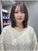 【 銀座/東京 】顔周りレイヤー/ハッシュカット/レイヤーカット
