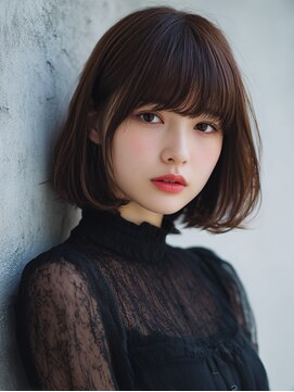 ロッソ 大橋店(Rosso) 柔らか内巻きのコンパクトボブ【大橋】