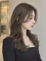 モト 船橋(moto)&nbsp;韓国ミディアムロング低温デジタルパーマ上品艶髪オリーブ船橋