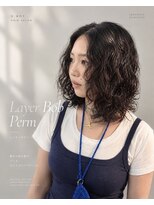 ディーボーイ 下通本店(D-BOY)&nbsp;レイヤーボブ/ボブパーマ/黒髪パーマ/熊本
