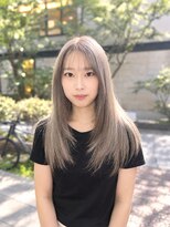 デコラ DECOR&nbsp;透明感シルバーグレージュ×ロングレイヤー