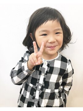 ノック ヘア ハウス(Knock HAIR HOUSE) ショートバングの長めボブ