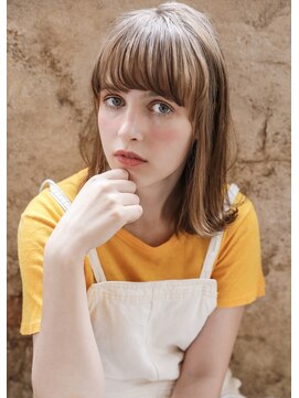 カライング(ing) 【＋～ing】ワイドバングの柔らかな外ハネlob【柳沼くるみ】