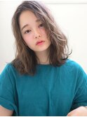 センターパート×ニュアンスカール☆洒落感レトロウェーブ