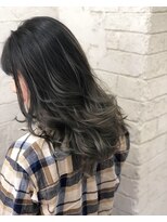 アジールヘア 所沢プロペ通り店(agir hair) バレイヤージュグラデーション【所沢/ブリーチ/グレージュ】