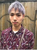 ショートウルフ × ホワイトラベンダー   フェザーマッシュ