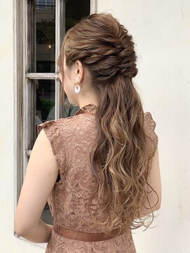 エイミーバイアフロート(amie  by afloat) 【パーティーセット】大人ハーフアップ