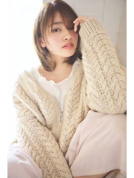 ネオリーブアイム 横浜西口店(Neolive aim) 赤味を抑えたグレージュミディ★