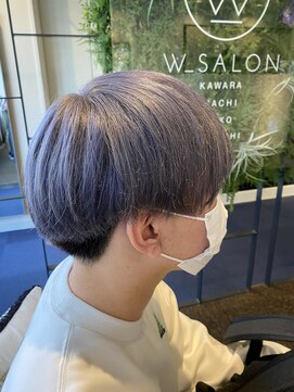 ダブル アンダーバー サロン(W_SALON) 【W_SALON 河原町】 ハイトーン/ラベンダージュ/マッシュ