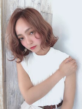 クシュ 所沢東口店(kusyu...) カーキグレージュマッシュショートボブフェザーバング(所沢382)