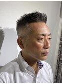 40代50代男性髪型大人のベリーショートモヒカンスタイル