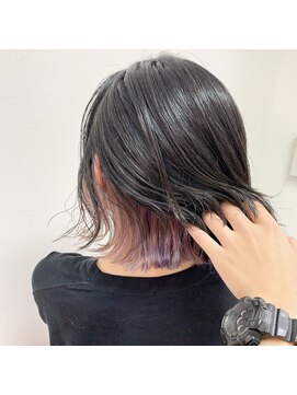 ココンヘアー(KOKON hair) インナーカラー × パープル