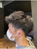ジェットモヒカン風ツーブロ