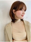 大人色っぽいワンホンこなれミディネビージュ