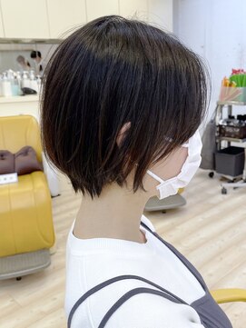 モリオ フロム ロンドン 成増店 【morio成増/児玉】黒髪　丸みショート