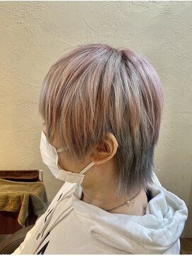 シェルビー 新宿(SHELBe) フェザーパーマ×デザインカラー[新宿/ヘッドスパ/白髪染め]