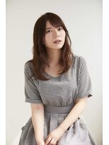 ヘアーズ ベリー 長住店(hairs BERRY)&nbsp;BERRY/デザインカラー＿厚めバング＿ローライト＿スリークボブ