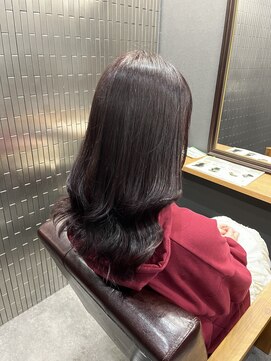 ボアップ 京橋店(boappu) #カシスバイオレット#バイオレット#カシスカラー#ヘアカラー