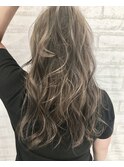 ハイライト×アッシュベージュ